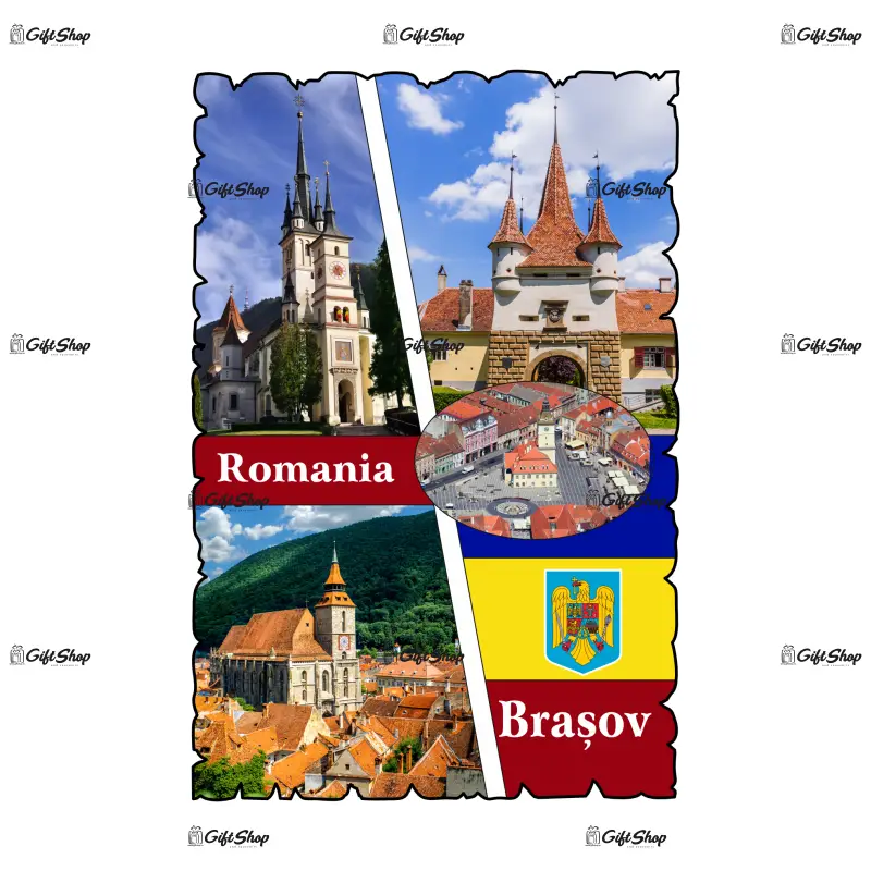 Brasov romania, magnet frigider mgs183